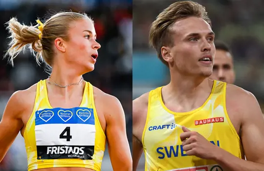 Julia Henriksson och Joel Bengtsson
