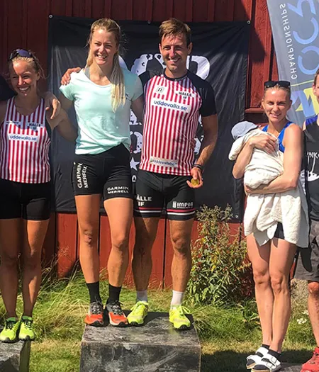 Samtliga medaljörer vid RM OCR Sprint.