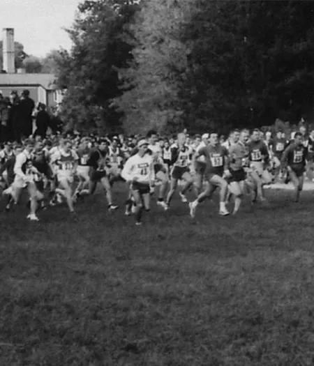Starten vid det första Lidingöloppet, 1965.