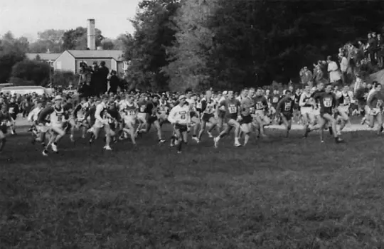 Starten vid det första Lidingöloppet, 1965.