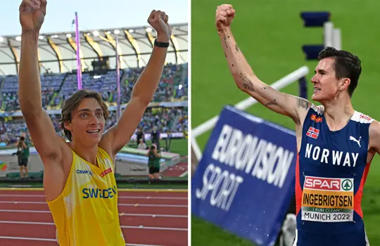 Armand Duplantis Jakob Ingebrigtsen