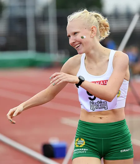 Matilda Borg bidrog starkt till Hammarbys seger.