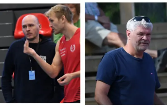 Tobias Olsson (med Marcus Nilsson) och Ange Bergvall