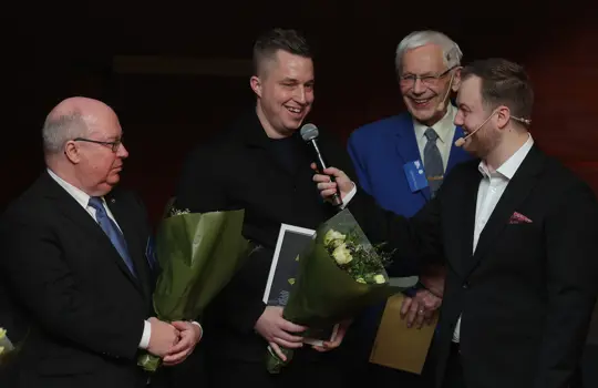 Göteborgs Friidrottsförbund prisades på Friidrottsgalan 2025 för sina insatser med veteran-VM 2024.
