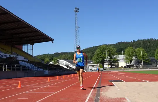 Perseus Karlström, SM Gång 2020, Borås