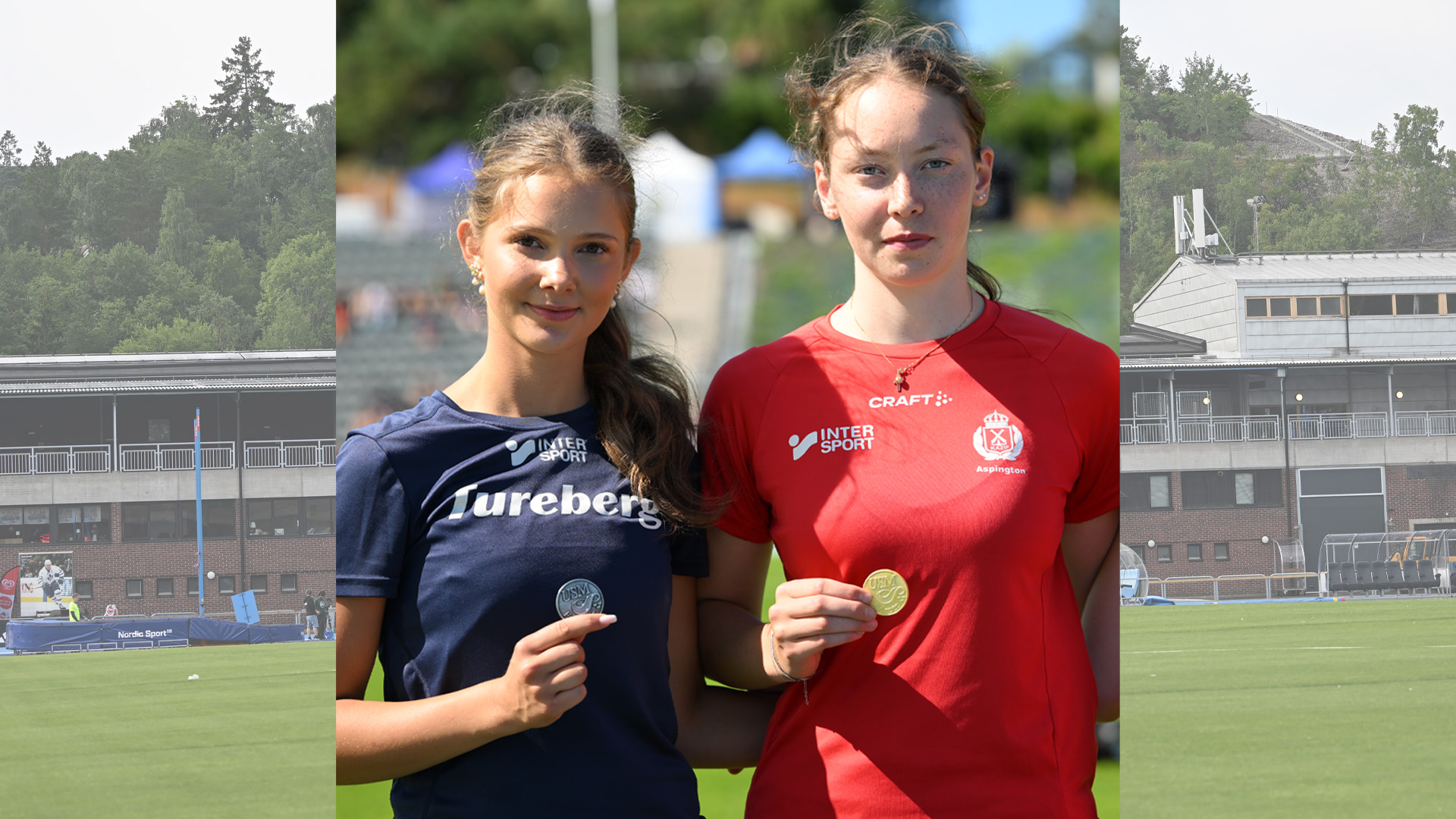 Elise Wiklund och Astrid Aspington