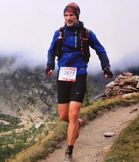 Laurent Leloup som är projektledare för A map for more Trail Running.