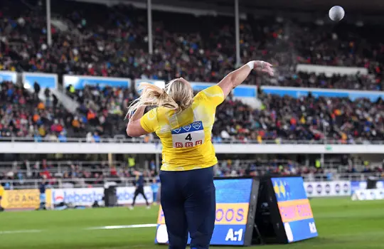 Fanny Roos under Finnkampen 2022