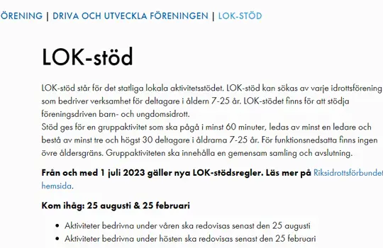 LOK Stöd