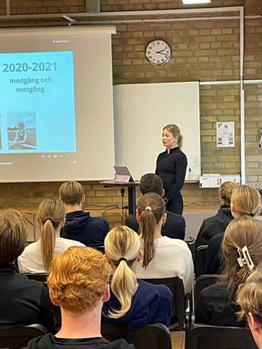 Julia Henriksson berättar om sin idrottsliga resa så här långt.