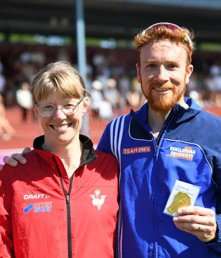 Monica Svensson och Anatole Alm Ibanez