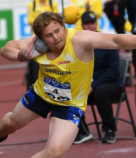Jesper Arbringe stötte nytt pers under Finnkampens andra dag.