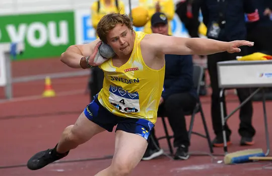 Jesper Arbringe stötte nytt pers under Finnkampens andra dag.