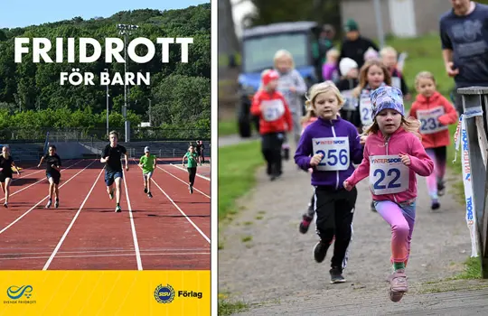 Boken Friidrott för barn 7–10 är först. ut i digitaliseringen av utbildningsmaterialet.