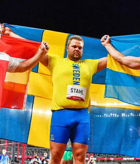 OS21 diskus medaljer