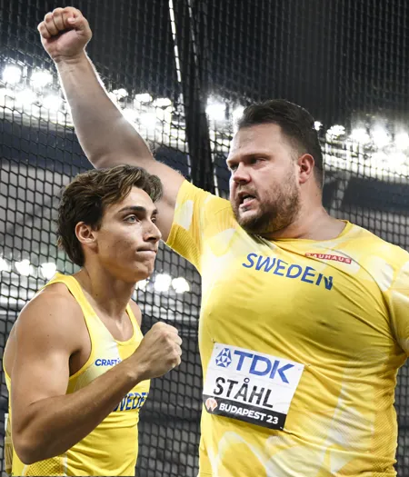 Armand Duplantis och Daniel Ståhl