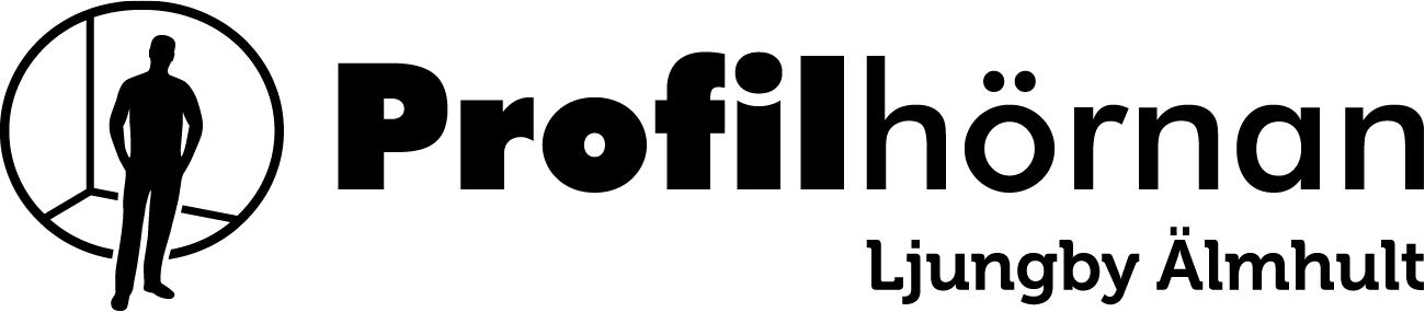 logo for Liggande Ljungby Älmhult Svart